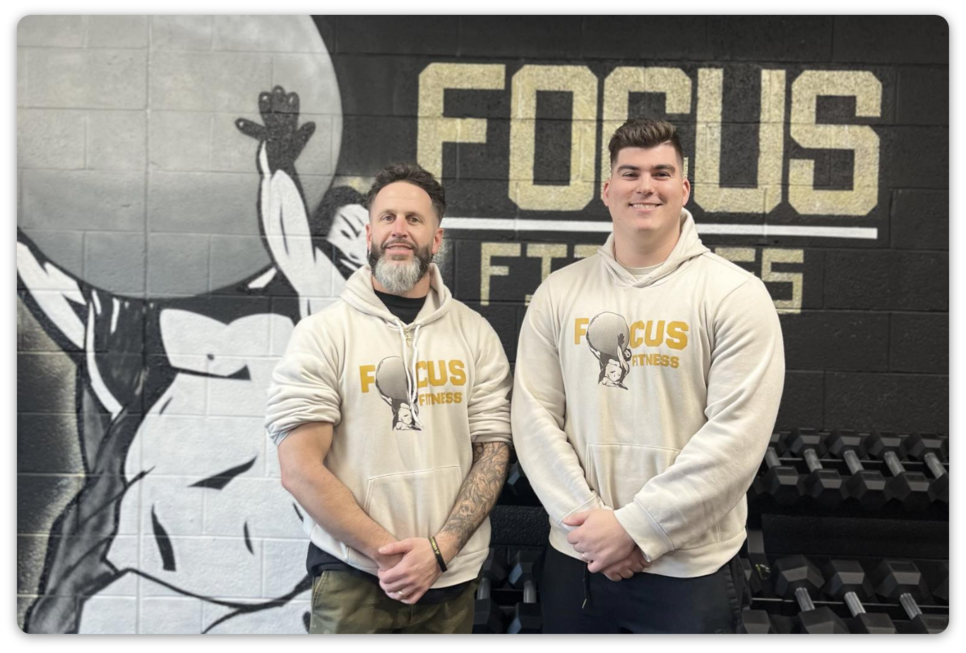 James Insetta (left) and Ryan Feehan (right), owners of Focus Fitness.